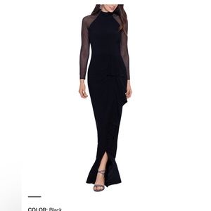 Betsey & Adam black Gala dress